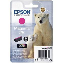 Cartouche d'encre magenta Epson 26