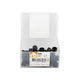 Couvrir le capot Moer M6 Pasque en plastique noir 50 pcs.