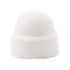 Couvrir le capot Moer M8 Bouchon en plastique blanc 50 pcs.