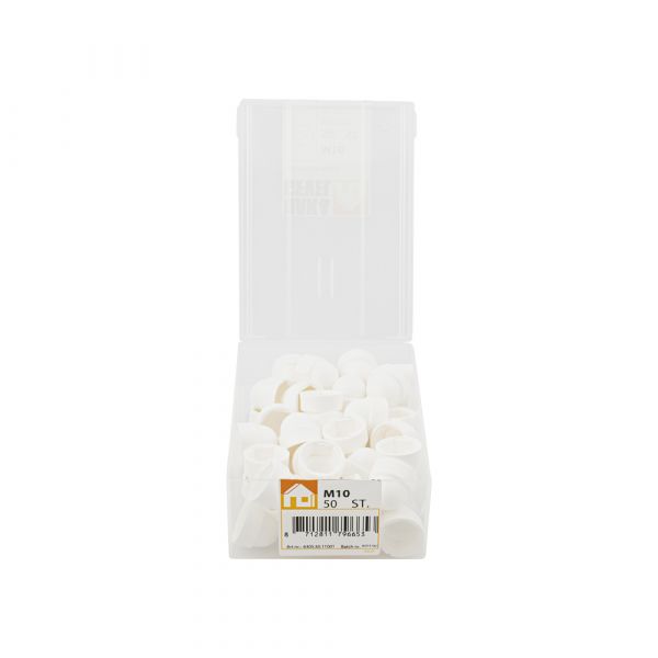 Couvrir le capot Moer M10 Baignoire en plastique blanc 50 pcs.