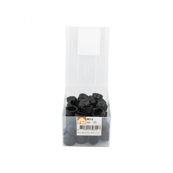 Couvrir le capot MOER M12 Pasque en plastique noir 50 pcs.