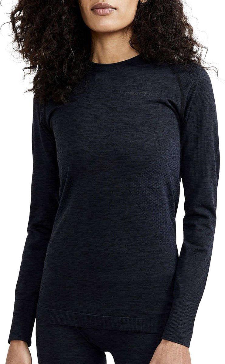 Chemise thermique femme Craft core dry active comfort ls w - noir
