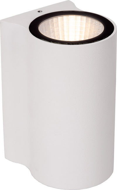 Lucide akra - applique intérieur extérieur - led - 1x6w 2700k - ip54 - blanc