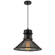 Homestyle Pro Homestyle MK110-BB Lampe suspendue industrielle 28x18 cm Black Metal
