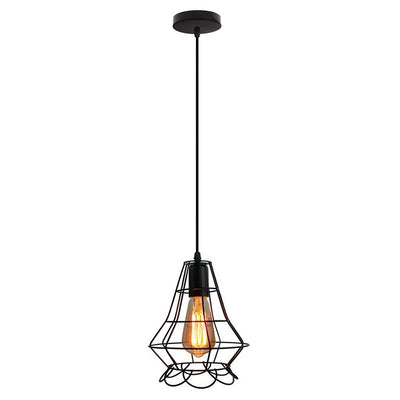 Homestyle Pro Homestyle MK012-B Lampe suspendue industrielle 19x22 cm Black Metal