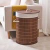 Homestyle Pro Homestyle Roundable Bamboo Bamboo Banket 35x50 cm Brun blanc