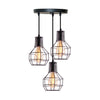 Homestyle Pro Homestyle MK021-B les lampes suspendues industrielles Black Metal