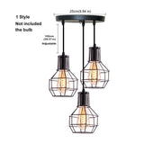 Homestyle Pro Homestyle MK021-B les lampes suspendues industrielles Black Metal - afbeelding 2