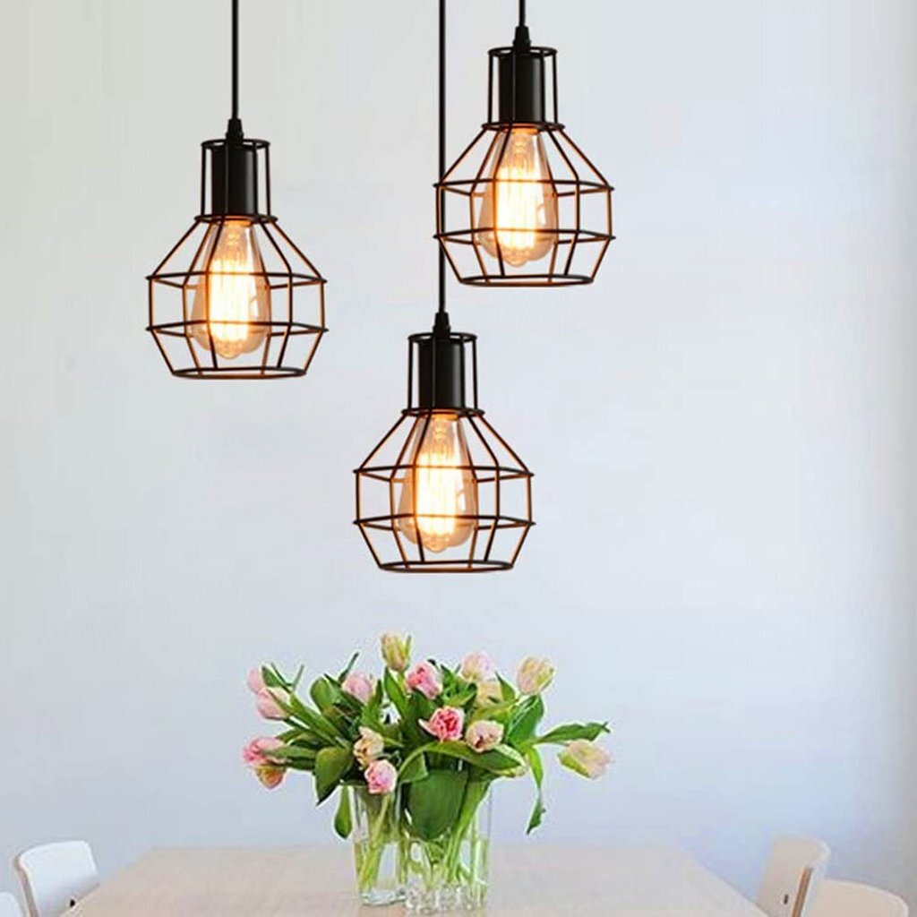 Homestyle Pro Homestyle MK021-B les lampes suspendues industrielles Black Metal