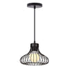 Homestyle Pro Homestyle MK013-B Lampe suspendue industrielle 23x20 cm Black Metal