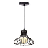 Homestyle Pro Homestyle MK013-B Lampe suspendue industrielle 23x20 cm Black Metal - afbeelding 1