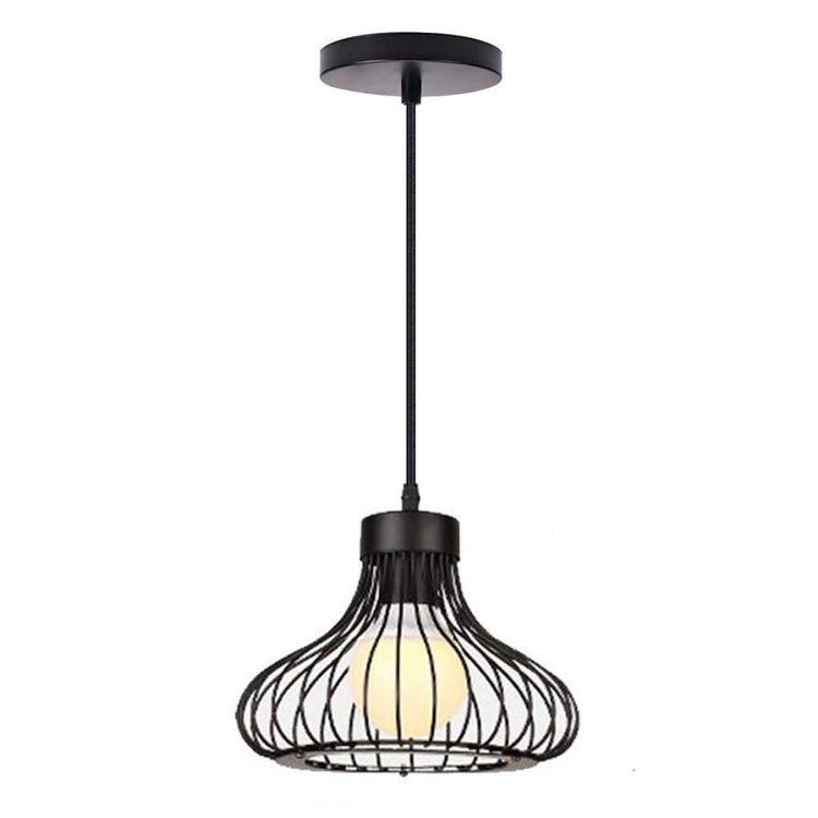 Homestyle Pro Homestyle MK013-B Lampe suspendue industrielle 23x20 cm Black Metal