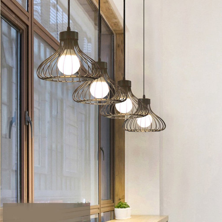 Homestyle Pro Homestyle MK013-B Lampe suspendue industrielle 23x20 cm Black Metal