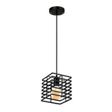 Homestyle Pro Homestyle MK015-B Lampe suspendue industrielle 15x18 cm Black Metal - afbeelding 1