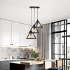 Homestyle Pro Homestyle MK022-B Pyramide industrielle Lampes suspendues en métal noir
