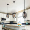 Homestyle Pro Homestyle MK011-B Lampe suspendue industrielle 14x23 cm Black Metal
