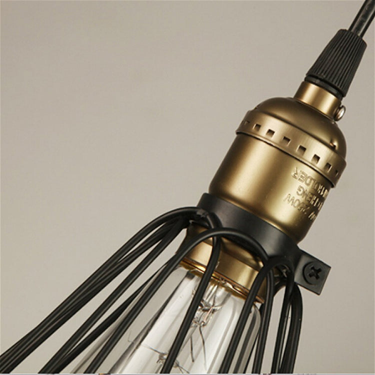 Homestyle Pro Homestyle MK006-B Lampe suspendue industrielle 19x23 cm Black Metal