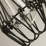 Homestyle Pro Homestyle MK006-B Lampe suspendue industrielle 19x23 cm Black Metal - afbeelding 4
