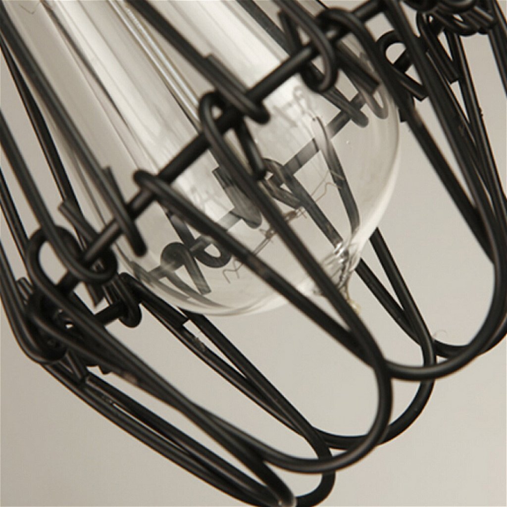 Homestyle Pro Homestyle MK006-B Lampe suspendue industrielle 19x23 cm Black Metal