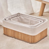 Homestyle Pro Homestyle Bamboo Storage Paniers 3 pièces Natural White