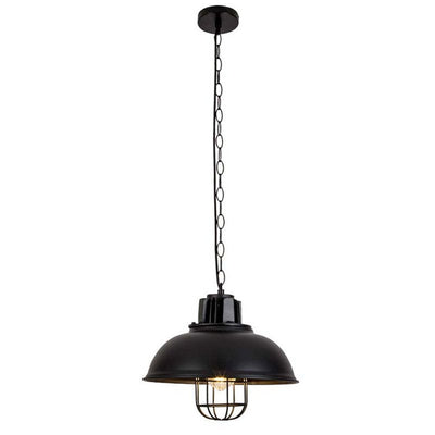 Homestyle Pro Homestyle MK107-BB Lampe suspendue industrielle 33x26 cm Black Metal