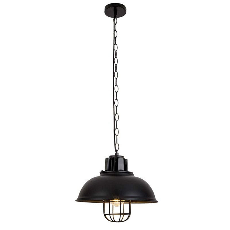 Homestyle Pro Homestyle MK107-BB Lampe suspendue industrielle 33x26 cm Black Metal