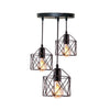 Homestyle Pro Homestyle MK019-B Lampes suspendues industrielles Black Metal