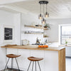 Homestyle Pro Homestyle MK019-B Lampes suspendues industrielles Black Metal