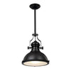 Homestyle Pro Homestyle MK102-WB Lampe suspendue industrielle 32x35 cm en métal blanc noir