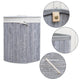 Homestyle Pro Homestyle Roundable Bamboo Bamboo Banket 35x50 cm Gris blanc