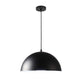 Homestyle Pro Homestyle MK108-GB Lampe suspendue industrielle 35x17,5 cm Métal en or noir