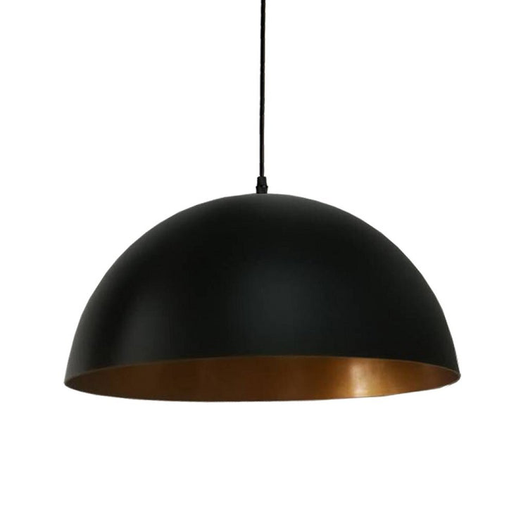 Homestyle Pro Homestyle MK108-GB Lampe suspendue industrielle 35x17,5 cm Métal en or noir