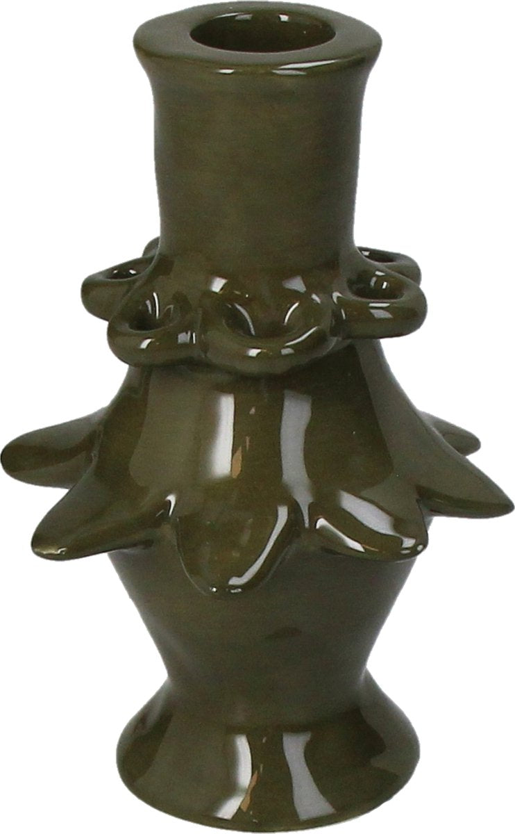 Chandelier collection Hd grès vert 8,8x8,8x13cm