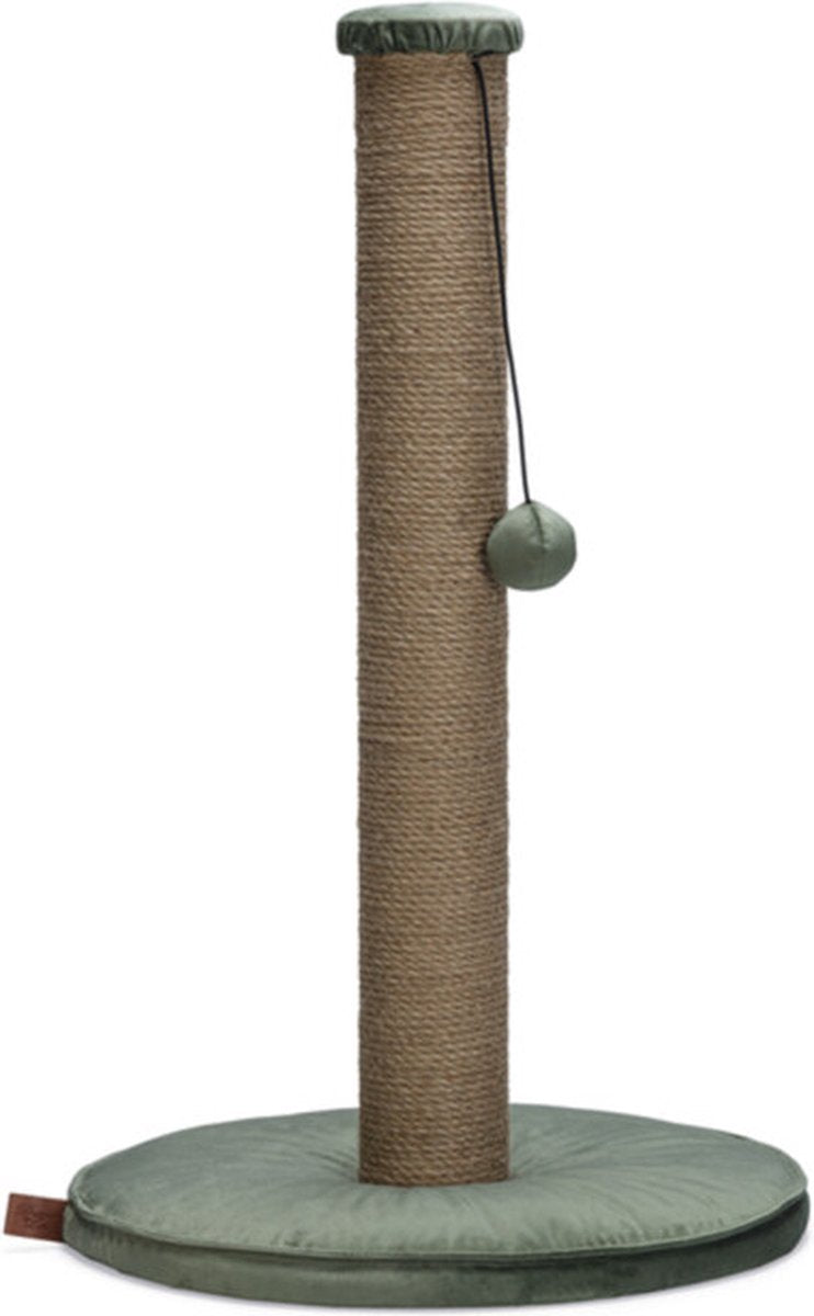 Conçu par lotte arbre à chat Yenna - arbre à chat - jouet inclus - jute velours - vert - 41x41x70 cm