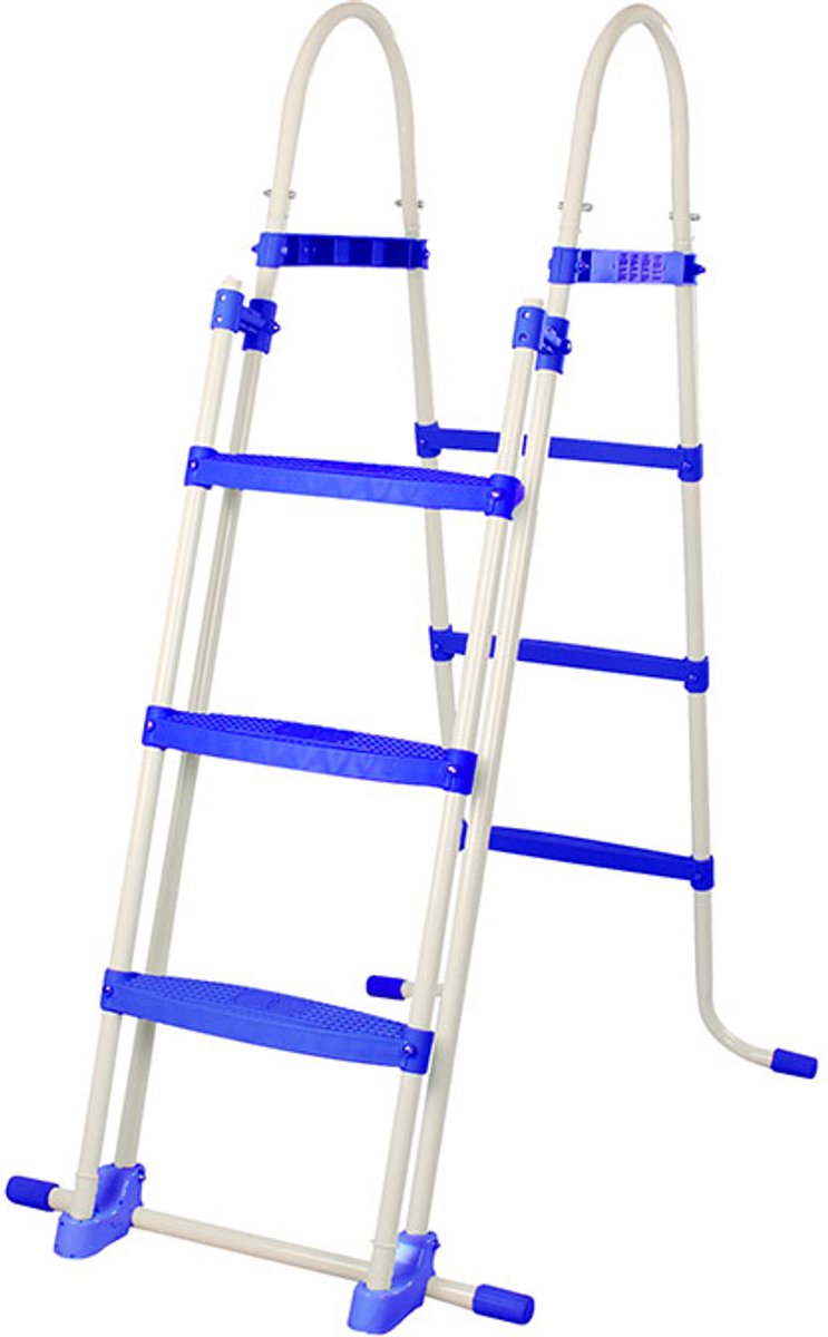 Escalier de piscine bleu foncé 107 cm
