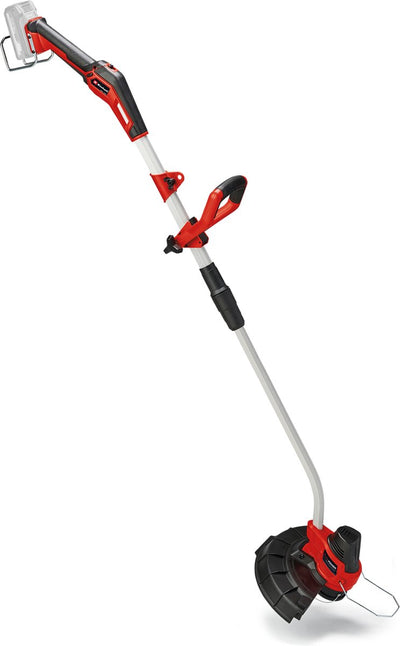 Coupe-herbe à batterie Einhell ge-ct 18 33 li e solo - power x-change - 18 v li-ion - diamètre de coupe : 33 cm - tête moteur rotative et inclinable - incl. bobine de fil - excl. batterie et chargeur