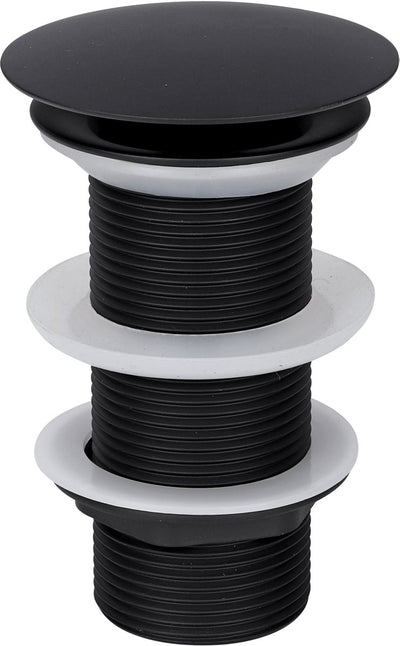 Bouchon de vidange Differnz noir mat - toujours ouvert mix match - taille : l - ø 72 mm