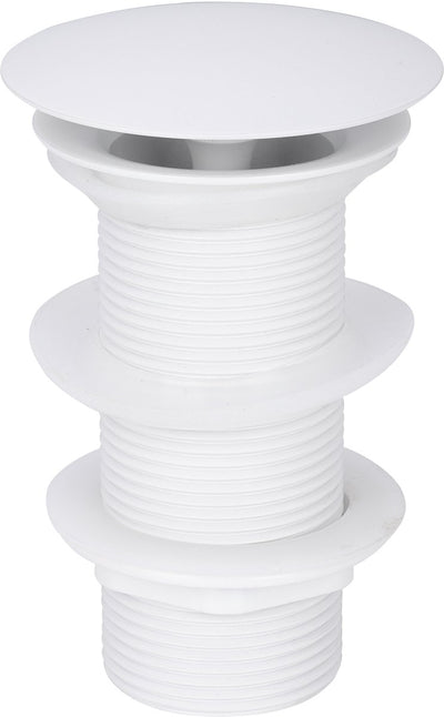 Bouchon de vidange Differnz blanc mat - toujours ouvert mix match - taille : l - ø 72 mm