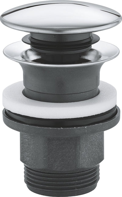 Grohe garniture de vidage avec bouchon push open - chrome 40869000