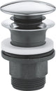 Grohe garniture de vidage avec bouchon push open - chrome 40869000