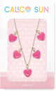 Calico soleil - collier sophia - coeur
