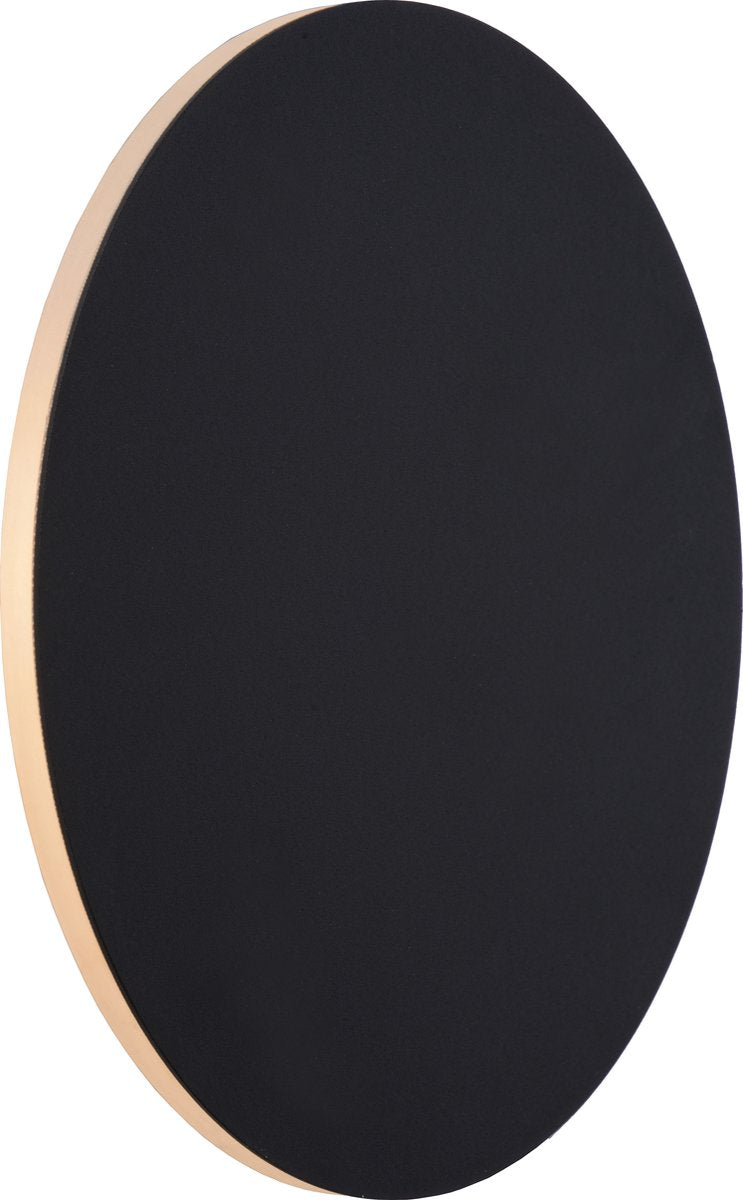 Lucide eklyps led - applique - ø 25 cm - led - 1x9w 3000k - noir
