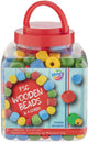 Creative Craft Group Wooden Beads Red. 375 grammes