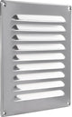 Grille à ailettes Star x Starx à une rangée en acier inoxydable 200 x 200 mm