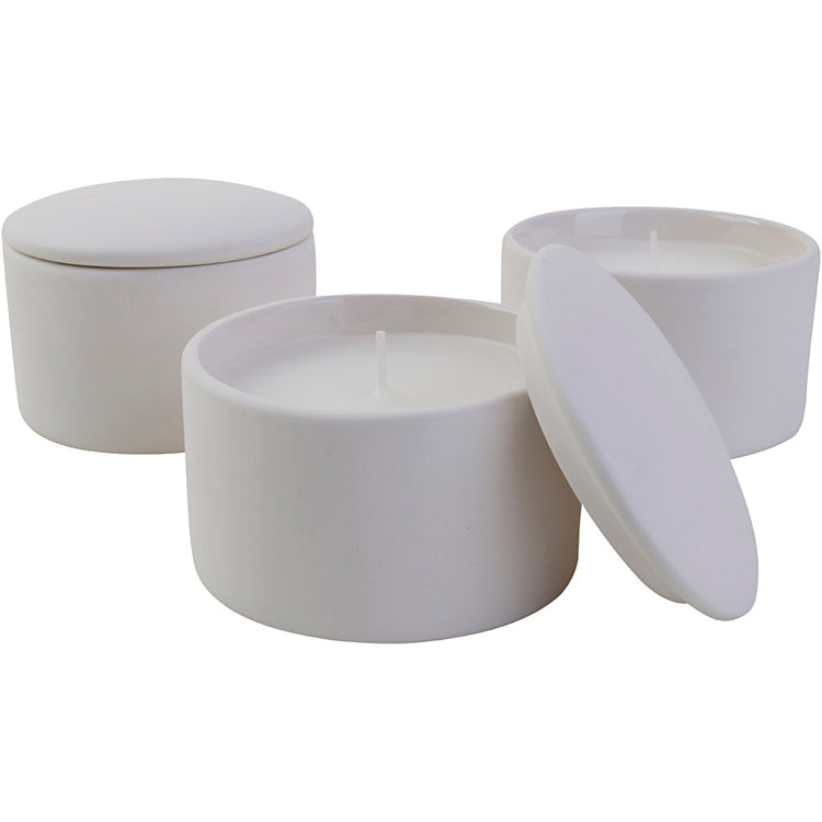 Candonnes en céramique inclue, DIM 9x9x6,7 cm, 12 pièces 1 boîte