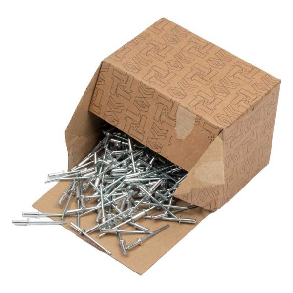 Rivets pop 4x12 boîte 500 pièces