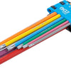 Jeu de clés hexagonales techniques Bgs extra longues pour Torx avec trou, jeu de 9 pièces