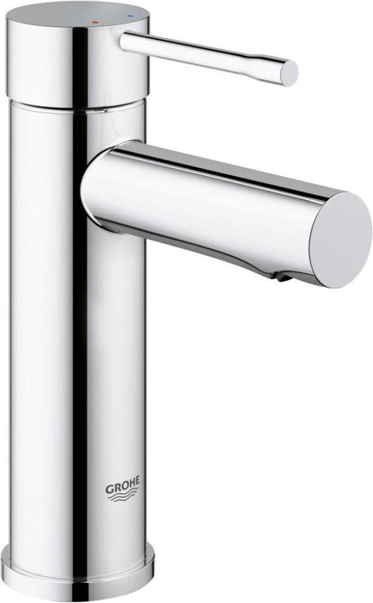 Nouveau robinet de lavabo Grohe essence - bec bas - sans vidage - chrome - économie d'eau