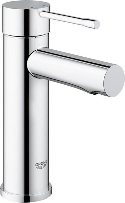 Nouveau robinet de lavabo Grohe essence - bec bas - sans vidage - chrome - économie d'eau