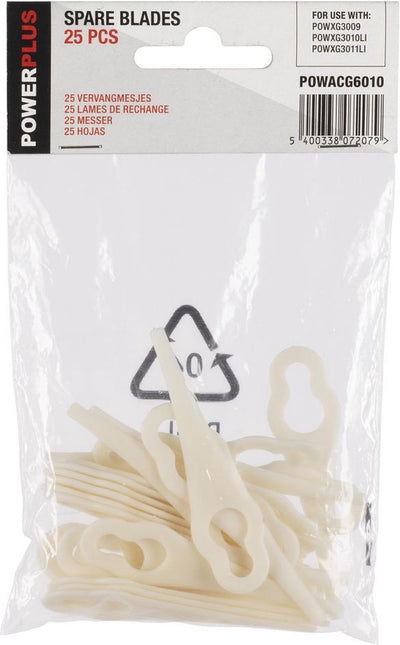 Powerplus - powacg6010 - lames de rechange #25 - powxg3010li-xg3011li-xg3009